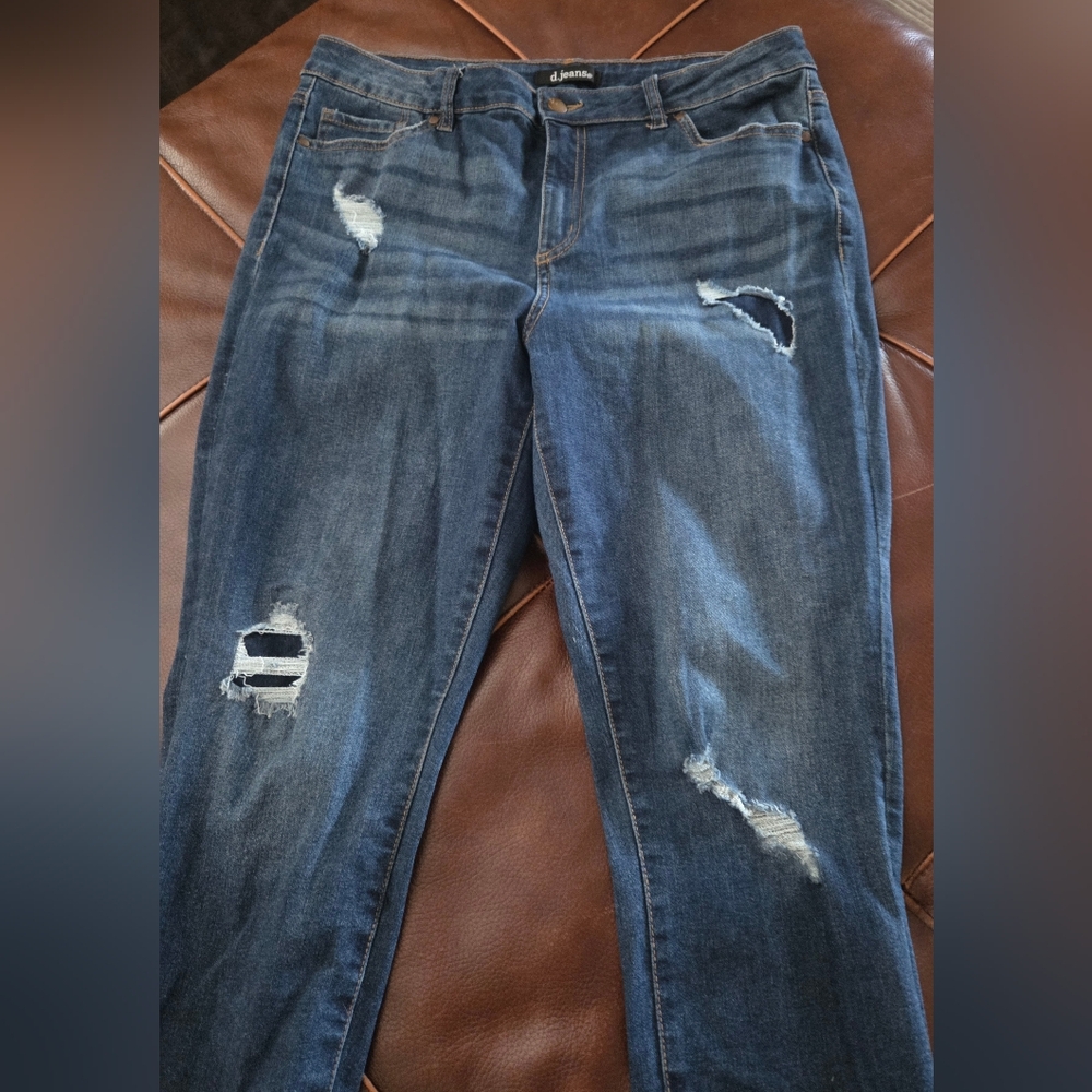 D.jeans Distressed Jeans Size 12 - Picture 2 of 9